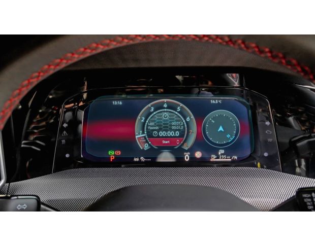 Захисне скло Pixsel на панель приладів VOLKSWAGEN GOLF 10“ 2022 - (гібридне мат)