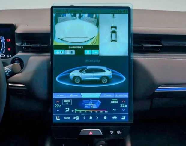 Защитное стекло Pixsel на монитор HONDA eNP1 15.9“ 2022 - (гибридное мат)