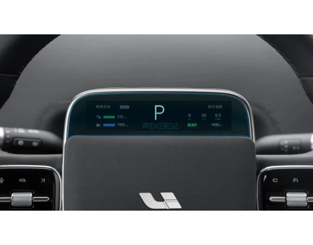 Захисне скло Pixsel на панель приладів LI AUTO L6 6.1 2024 - (гібридне глянець)