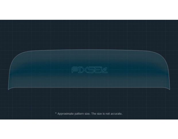 Защитное стекло Pixsel на приборную панель LI AUTO L6 6.1 2024 - (гибридное мат)