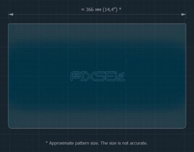 Защитное стекло Pixsel для заднего монитора LI AUTO L6 16.7“ 2024 - (гибридное глянец)