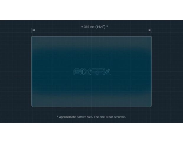 Защитное стекло Pixsel для заднего монитора LI AUTO L6 16.7“ 2024 - (гибридное глянец)