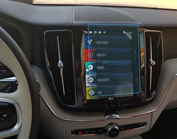 Защитное стекло Pixsel на монитор VOLVO XC 60 8.9“ 2025 - (гибридное мат)