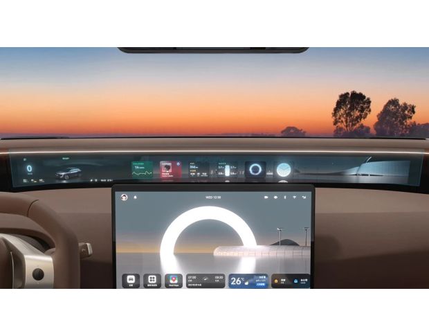 Захисне скло Pixsel на панель приладів AVATR 07 37.1“ 2024 - (гібридне глянець)
