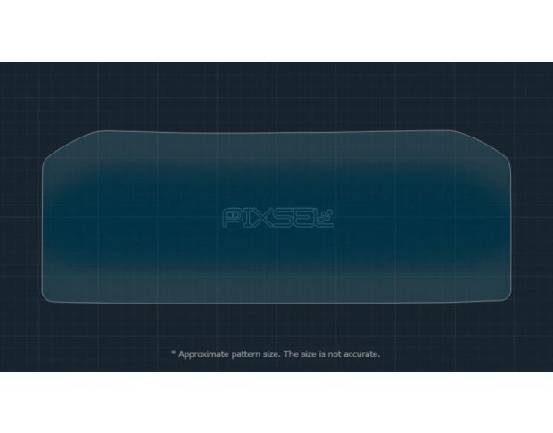 Захисне скло Pixsel на панель приладів ASTON MARTIN DBX707 13.3“ 2025 - (гібридне глянець)