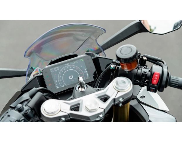 Защитное стекло Pixsel на спидометр мотоцикла CFMOTO 450NK 6.8“ (гибридное глянец)