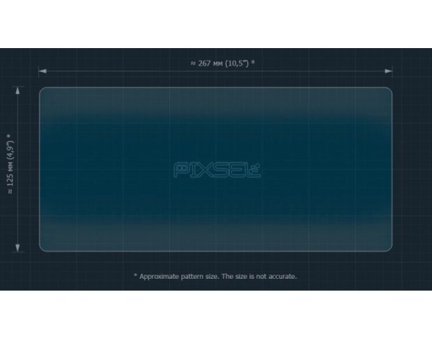 Захисне скло Pixsel на спідометр мотоцикла BRP SEA-DOO GTX 325 LIMITED 2025 11.6“ (гібридне глянець)