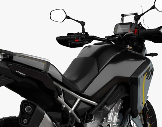 Захисне скло Pixsel на спідометр мотоцикла CFMOTO 450MT 6.8“ (гібридне глянець)