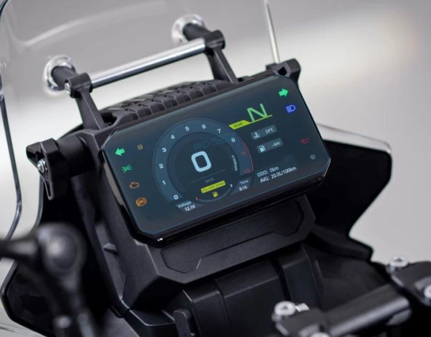 Захисне скло Pixsel на спідометр мотоцикла CFMOTO 450MT 6.8“ (гібридне глянець)