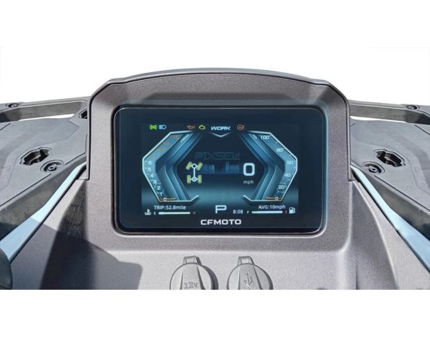 Захисне скло Pixsel на спідометр мотоцикла CFMOTO CFORCE 1000 MV 9“ (гібридне глянець)