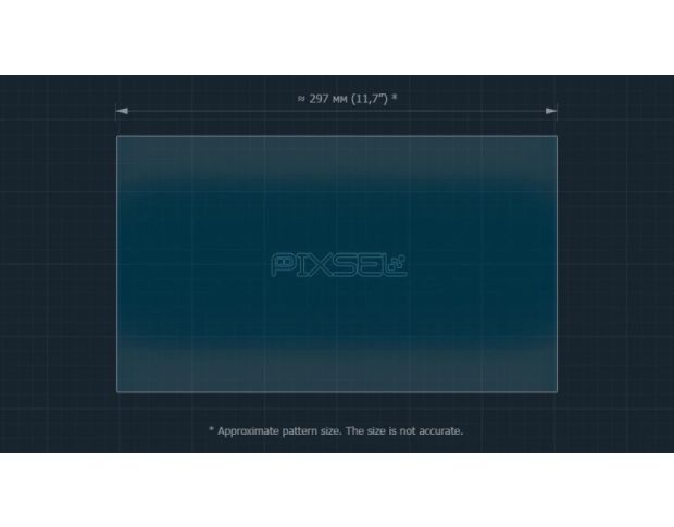 Защитное стекло Pixsel на задний монитор ZEEKR 7X 13.5“ 2024 - (гибридное глянец)