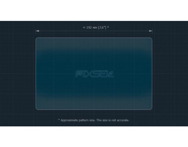 Защитное стекло Pixsel для заднего планшета ZEEKR 009 8.9“ 2024 - (гибридное глянец)