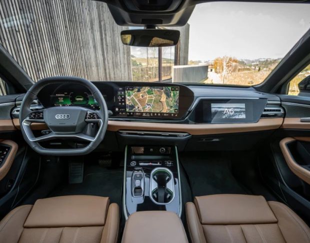Защитное стекло Pixsel на монитор AUDI A6 / S6 / RS6 16.7“ 2025 - (гибридное глянец)