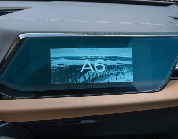 Захисне скло Pixsel на монітор AUDI A6 / S6 / RS6 16.7“ 2025 - (гібридне мат)