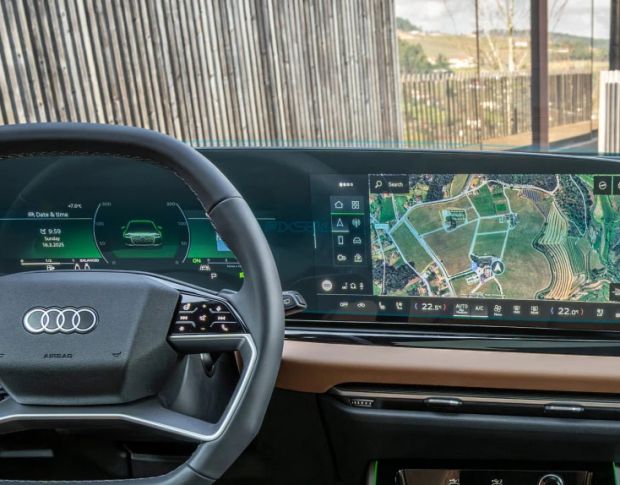Защитное стекло Pixsel на приборную панель AUDI A6 / S6 / RS6 32.2“ 2025 - (гибридное мат)