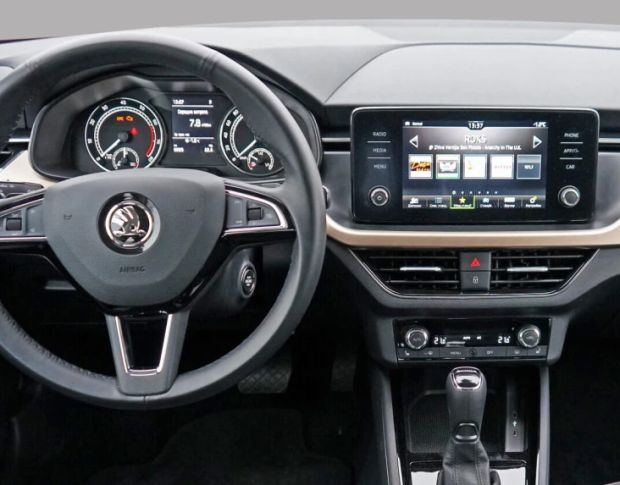Защитное стекло Pixsel на монитор SKODA SCALA 12.5“ 2024 - (гибридное мат)