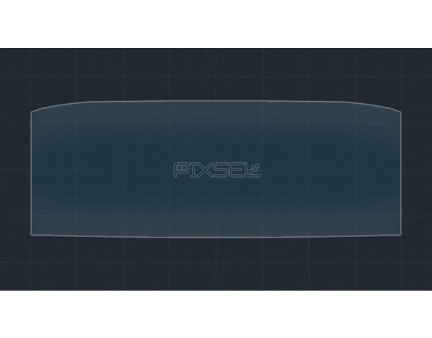 Захисне скло Pixsel на панель приладів SKODA SCALA 9.9“ 2024 - (гібридне мат)