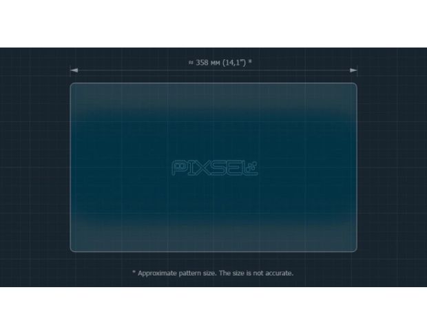 Захисне скло Pixsel на монітор LUXEED R7 16.4“ 2024 - (гібридне глянець)