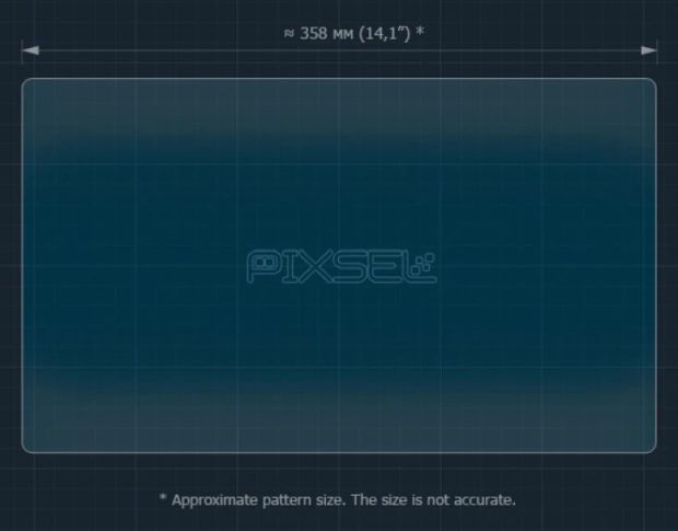 Защитное стекло Pixsel на монитор LUXEED R7 16.4“ 2024 - (гибридное мат)