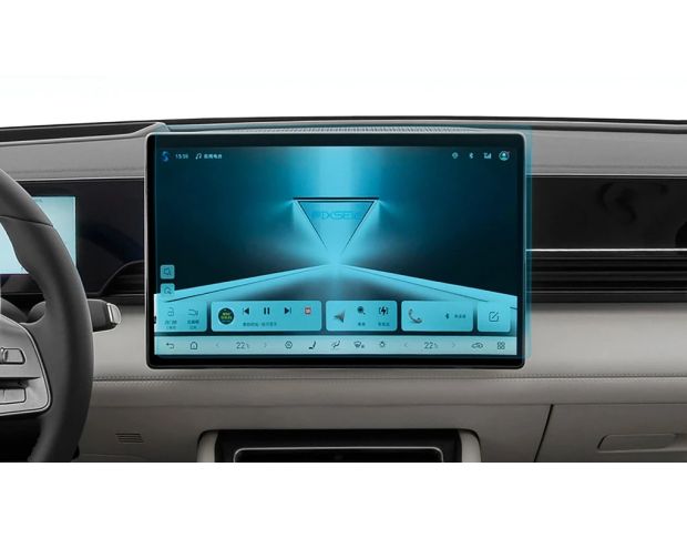 Захисне скло Pixsel на монітор BYD QIN L EV 13.7“ 2025 - (гібридне глянець)