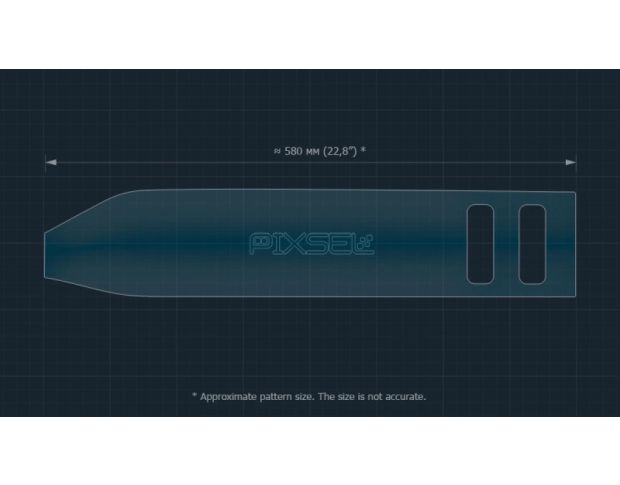 Захисне скло Pixsel на монітор DENZA N9 23.3“ 2025 - (гібридне мат)
