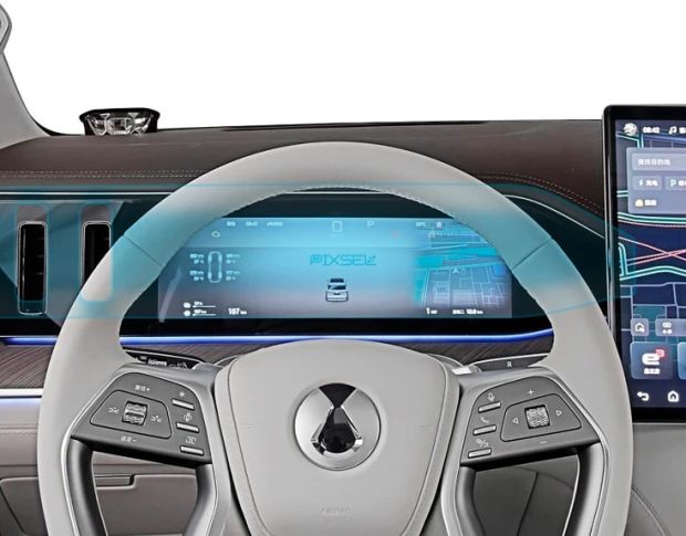 Защитное стекло Pixsel на приборную панель DENZA N9 23.3“ 2025 - (гибридное глянец)