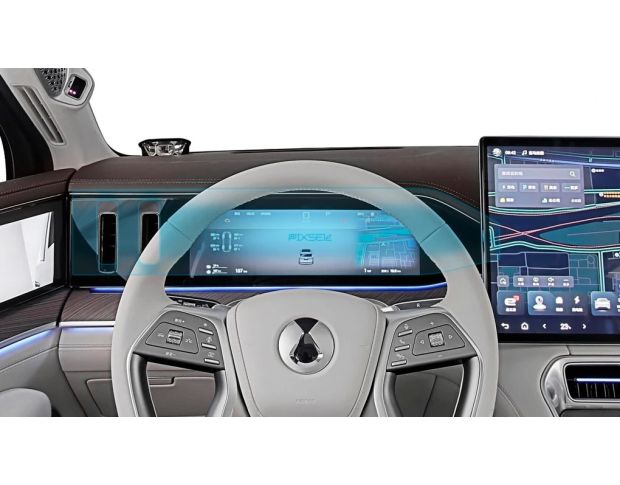 Захисне скло Pixsel на панель приладів DENZA N9 23.3“ 2025 - (гібридне мат)