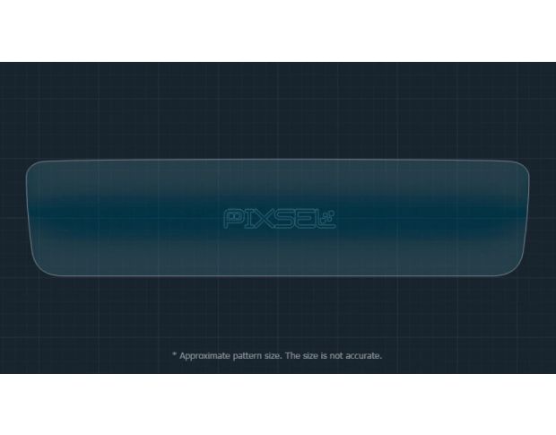 Захисне скло Pixsel для дзеркала салону DENZA N9 9.5“ 2025 - (гібридне глянець)