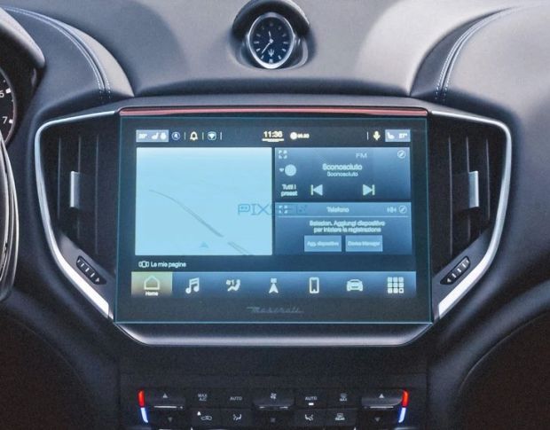Захисне скло Pixsel на монітор MASERATI GHIBLI 11.4“ 2020 - (гібридне глянець)