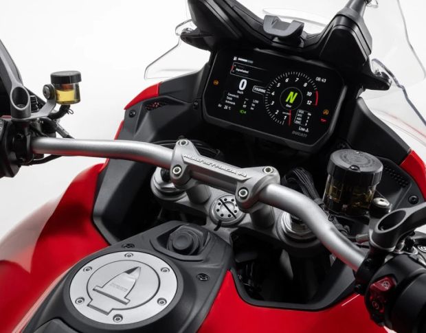 Защитное стекло Pixsel на спидометр мотоцикла DUCATI MULTISTRADA V4 8.6“ 2025 - (гибридное мат)