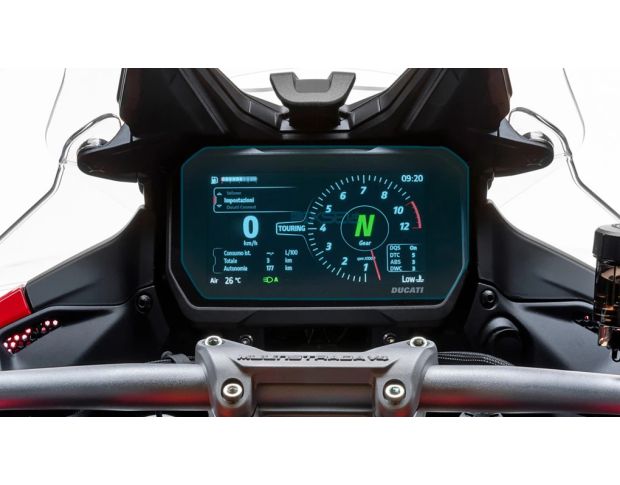 Защитное стекло Pixsel на спидометр мотоцикла DUCATI MULTISTRADA V4 8.6“ 2025 - (гибридное мат)