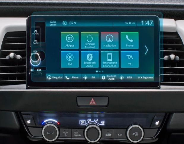 Захисне скло Pixsel на монітор HONDA JAZZ 10.8“ 2020 - (гібридне глянець)