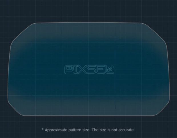 Захисне скло Pixsel на спідометр мотоцикла BMW F900 R/GS/X/R 8.7“ (гібридне глянець)