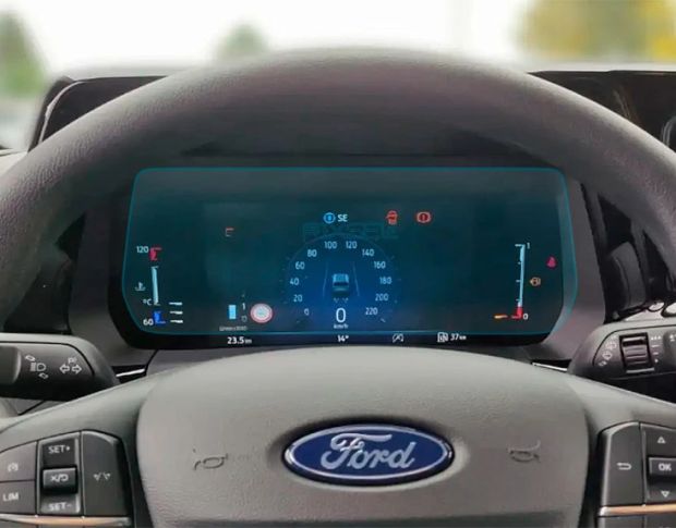 Защитное стекло Pixsel на приборную панель FORD TOURNEO / TRANSIT COURIER 12.5“ 2023 - (гибридное глянец)