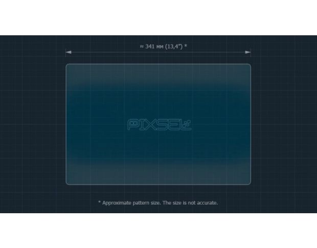 Захисне скло  на монітор ZEEKR 007 16“ 2025 - (гібридне мат)