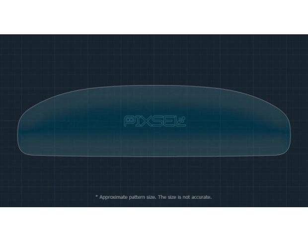 Защитное стекло Pixsel на приборную панель ZEEKR 007 13.9“ 2025 - (гибридное мат)