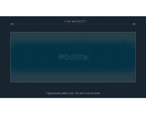 Захисне скло Pixsel на монітор KIA MOHAVE 13.5“ 2020 - (гібридне глянець)