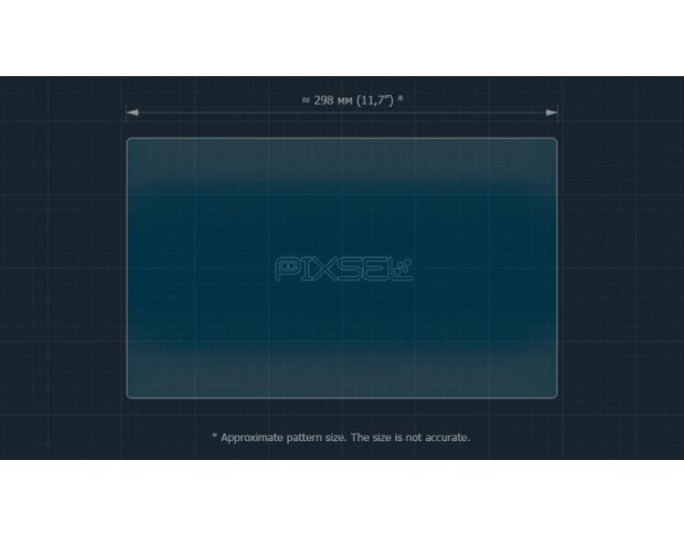 Защитное стекло Pixsel на задний монитор DENZA D9 13.7“ 2022 - (гибридное мат)