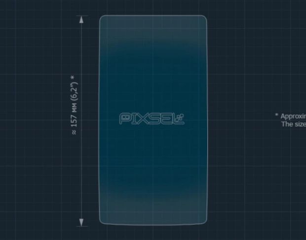 Захисне скло Pixsel для монітора підлокітника DENZA D9 7“ 2022 - (гібридне мат)