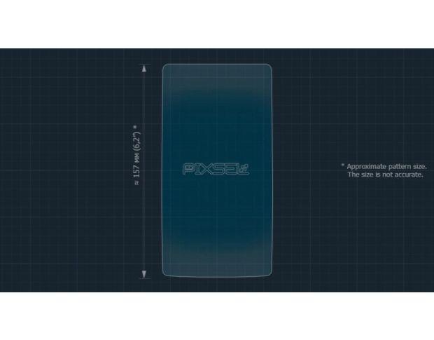 Захисне скло Pixsel для монітора підлокітника DENZA D9 7“ 2022 - (гібридне мат)