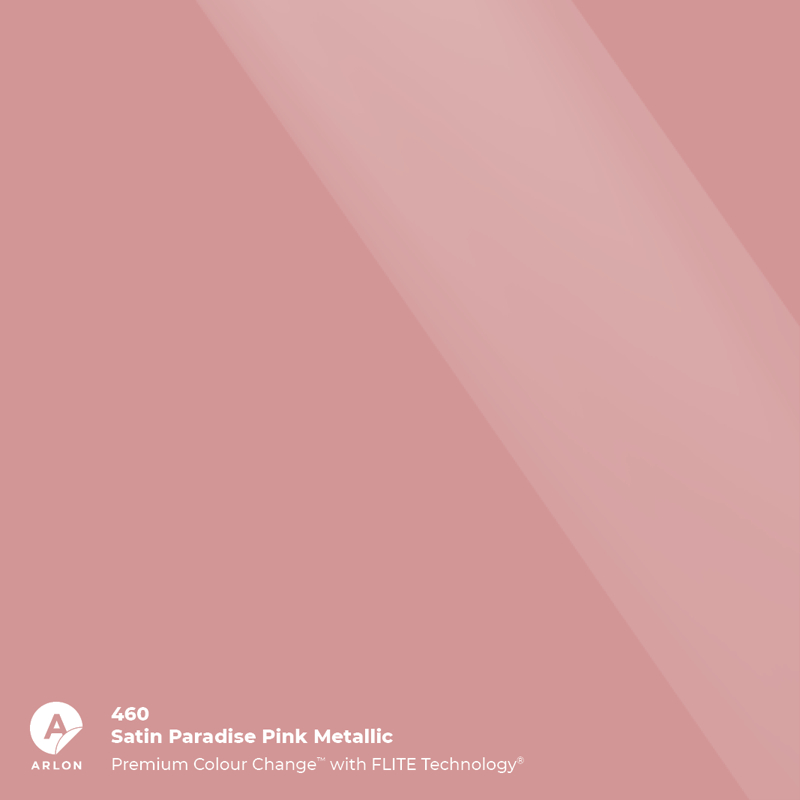 Сатиновая розовая пленка Arlon Satin Paradise Pink Metallic 460