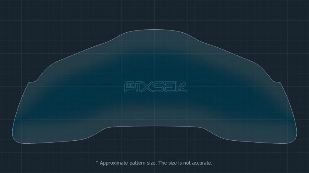 Захисне скло Pixsel на панель приладів ZEEKR 009 11.3“ 2024