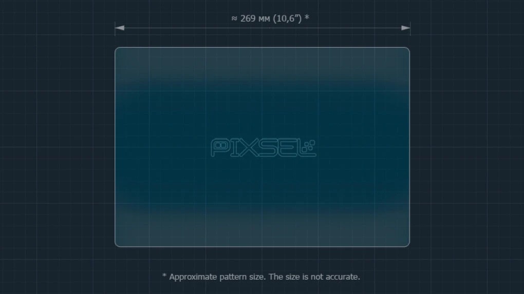 専用画面 Захисне скло Pixsel на монітор TOYOTA LAND CRUISER 300 13.9“ 2021